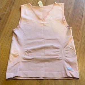 nwot champion seamless-spandex baby pink tank top